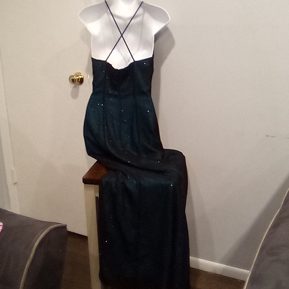 Vintage 90S Glam Sparkle Formal Gown - Picture 6 of 16
